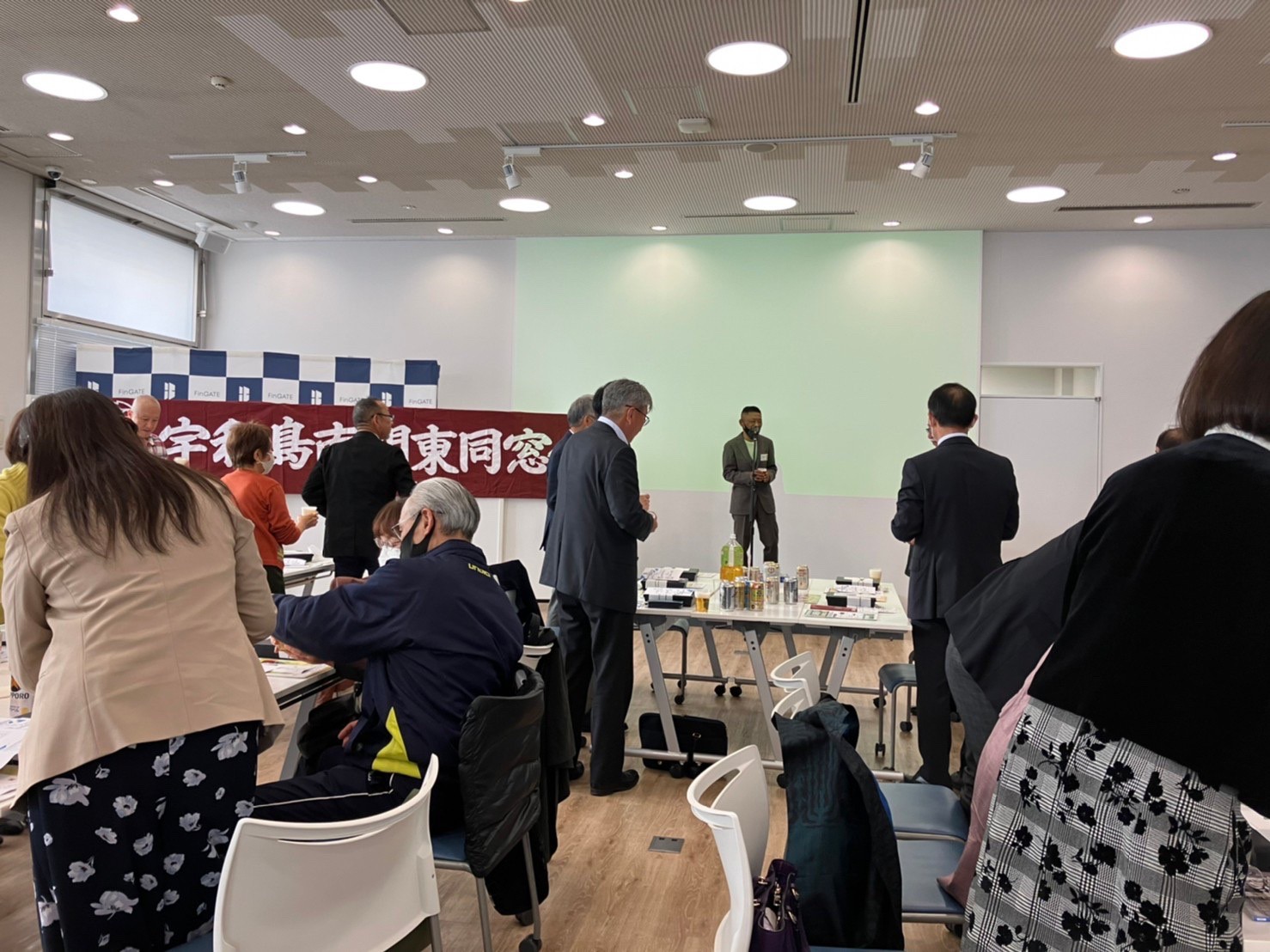 宇和島南同窓会来賓 宇和島東関東同窓会 木村会長あいさつ